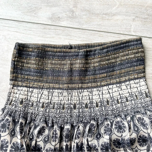 Lapis  Floral Print Strapless Convertible Dress - Picture 14 of 15